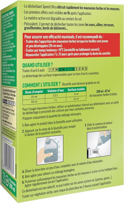 SUPER PACK : ROUNDUP RMU200N X3 + GLORIA 3L